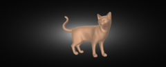 Ref.c200 Gatinho pronto para compor seus projetos artísticos