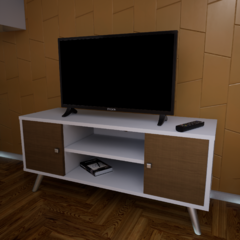 Ref.G018- Miniatura realista de rack com TV incluindo (escala de tamanho 1/10)