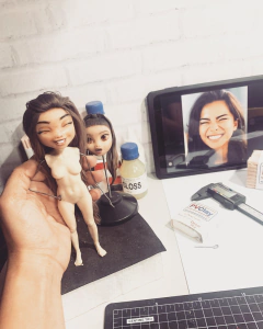 Ref.0002-Humaninhos cartoon (Sua Caricatura personalizada única e exclusiva) - Nanda Regina