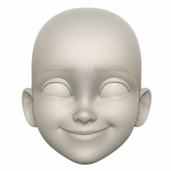 Ref.V567- molde somente frente, Rosto 5,2cm de altura fora do molde( cartoon,) - comprar online