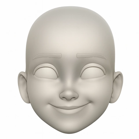 Ref.V567- molde somente frente, Rosto 5,2cm de altura fora do molde( cartoon,) - comprar online