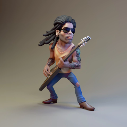 Ref.B0014- Boneco LENNYK 15cm ( resina )