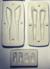 Ref.022-Moldes somente pernas escala 1/6 Ref.0010