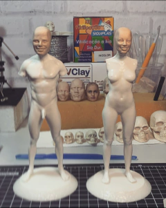 Ref.4050-kit casal corpo base em resina escala 1/10 - comprar online