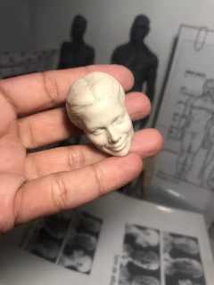 Ref.2024- Kit molde corpos completo casal nesse kit versão masculina já sae com pé junto do molde (moldes rostos inclusos) - Nanda Regina