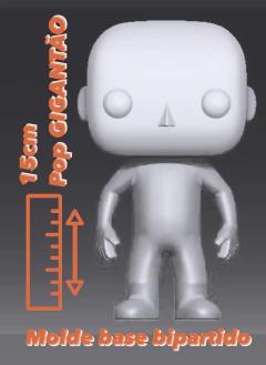 Ref.45321678- kit Molde base completos POP GIGANTÃO 15cm