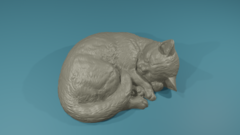 Ref.S13433- Molde gato 4,5cm
