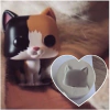 Ref.706-kit molde corpo e cabeça pop pet cat G