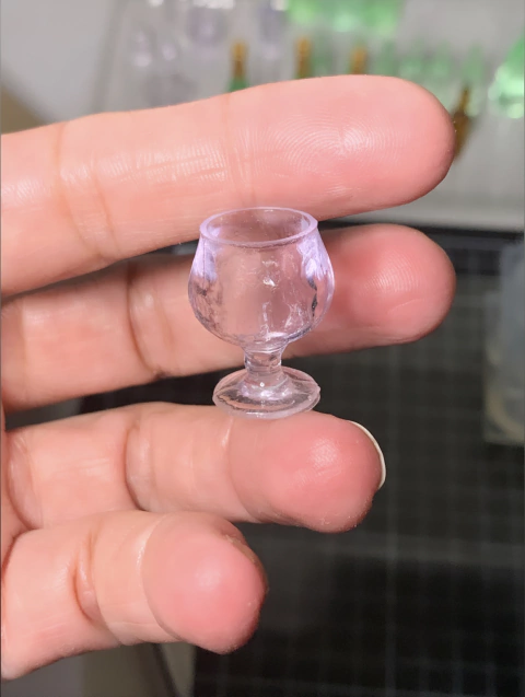 Ref.3023- Taça de vinho ou gim 2cm ( 1 peça)