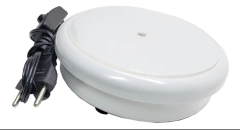 Base Giratória Elétrica Com 15cm 220V P/ Vitrines ou expor suas esculturas em vídeos e apresentações - buy online