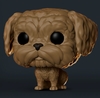 Ref.S01P- Pop pet poodle 4,5cm pronto pra pintar