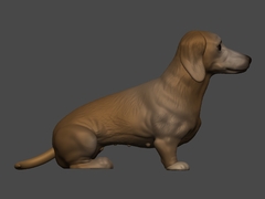 Ref.G456- Dog pronto para pintura e seus projetos artísticos - comprar online