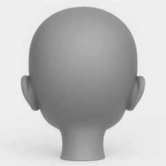 Ref.DOLL003- Molde de silicone rostinho Doll baby 5,5cm de altura fora do molde - na internet