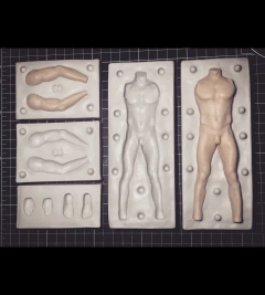 Ref.1315- kombo casal cartoon cabeça e corpos entre 20 a 22cm de altura - loja online