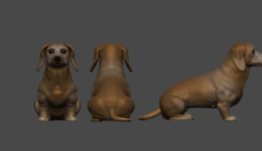 Ref.G456- Dog pronto para pintura e seus projetos artísticos