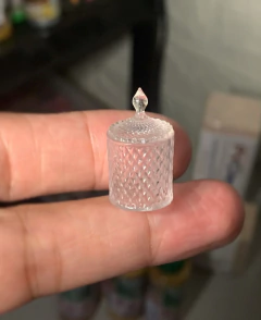 Ref.5637890- Potinho detalhado com tampa abre e fecha modelo A 2cm ( 1 peça ) - comprar online