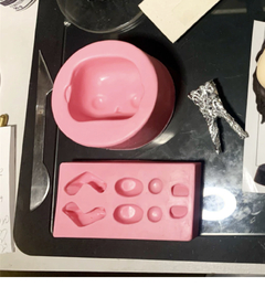 Ref.0007- kit molde pop cabeça e molde olhos, braços, pés e orelhas