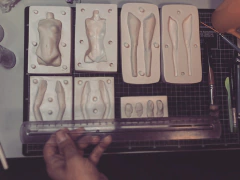 Ref.45700- moldes casal coleção humaninhos gigantões completos seguem também com moldes cabeça casal 30cm