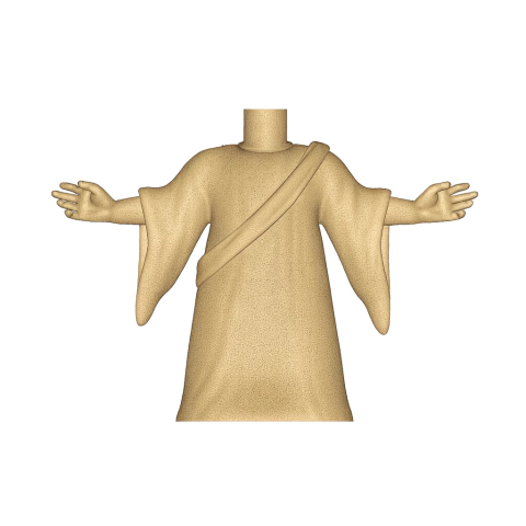 Ref.POPDIY016- Corpo pop base prontinha para pintar e customizar - 6cm de altura - - comprar online