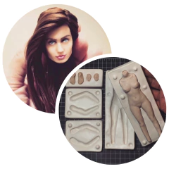 Ref.6067- kit corpo e cabeça coleção humaninhos