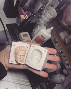 042-molde bipartido rosto masculino entre 3 a 3,7cm de altura - comprar online