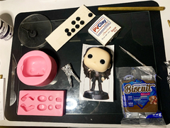 Ref.0007- kit molde pop cabeça e molde olhos, braços, pés e orelhas - Nanda Regina