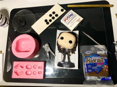 Ref.0007- kit molde pop cabeça e molde olhos, braços, pés e orelhas - Nanda Regina