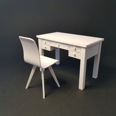 Ref.G010- Miniatura mesa e cadeira escala de tamanho 1:10 - loja online