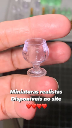 Ref.3023- Taça de vinho ou gim 2cm ( 1 peça) on internet