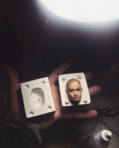 043-Molde humaninhos gigantões feminino com molde cabeça escala 1/6 - buy online