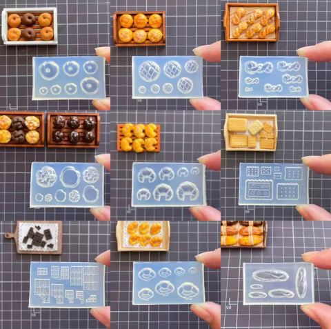 Ref.MOLDMINIS10- Kit 9! Moldes mini doces variados realista UV - - comprar online