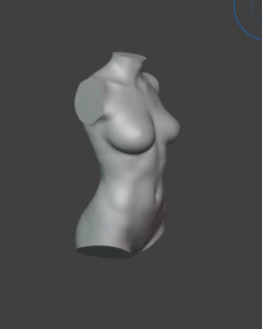 Ref.STL001- STL corpo feminino completo em partes