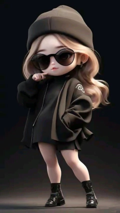 Ref.D03-kit Molde corpo completo chibi feminino 11cm com 2 moldes cabeça 6,5cm e 5,5cm medidas fora do molde - Nanda Regina