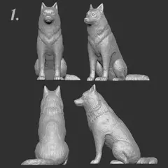 Ref.45102- pet pronto em resina 5,5 cm (2 peças ) na internet