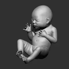 Ref.34G96- Miniature realista baby reborn em resina 14k peça com 15cm - (cópia) - buy online