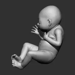 Ref.34G93- Miniature realista baby reborn menino em resina 14k peça com 12cm - (cópia) on internet