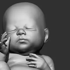 Ref.34G93- Miniature realista baby reborn menino em resina 14k peça com 12cm - (cópia) - buy online