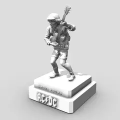 Ref.B006- Angus boneco estilo realista rocker 15cm de altura (peca em resina ) na internet