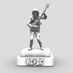 Ref.B006- Angus boneco estilo realista rocker 15cm de altura (peca em resina ) - comprar online