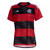 Camisa Flamengo I 23/24 - Feminina Torcedor - Preta e Vermelho