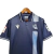 Camisa Real Sociedad II 23/24 - Torcedor Macron Masculina - Azul com faixa em branco na lateral - Euro Outlet | Camisas de Times