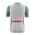 Camisa Retrô Napoli III 2019/20 - Masculina Kappa - Cinza com detalhes em azul - comprar online