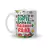 Caneca Divertida Vibes - Nunca Foi Sorte, Sempre foi Passando Raiva