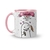 Caneca Cerâmica Flork Profissões Esteticista 325ml
