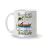 Caneca Cerâmica Flork Pai - Nascido para Pescar, Forçado a Trabalhar 325ml