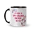 Caneca Cerâmica Unicórnio Indiscreto - A vida é uma Calcinha Enfiada no Cu 325ml - Square Presentes