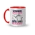 Caneca Cerâmica Flork Amigas - Separadas Somos Chatas, Juntas Somos Insuportáveis 325ml