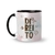 Caneca Cerâmica Profissões Advocacia - Direito Color 325ml