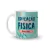 Caneca Cerâmica Flork Profissões Educação Física Personalizada com Nome 325ml