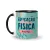Caneca Cerâmica Flork Profissões Educação Física Personalizada com Nome 325ml - Square Presentes